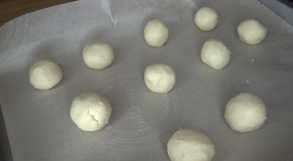 lemon cream cheese cookies dough balls Crys Kitchen 