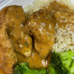 smothered chicken Crys Kitchen